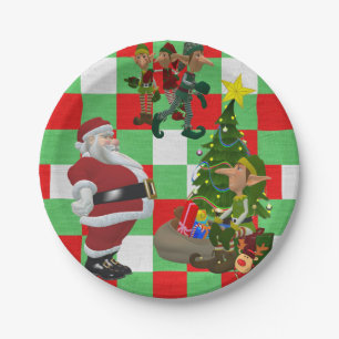 Weihnachts-Teller Pappteller