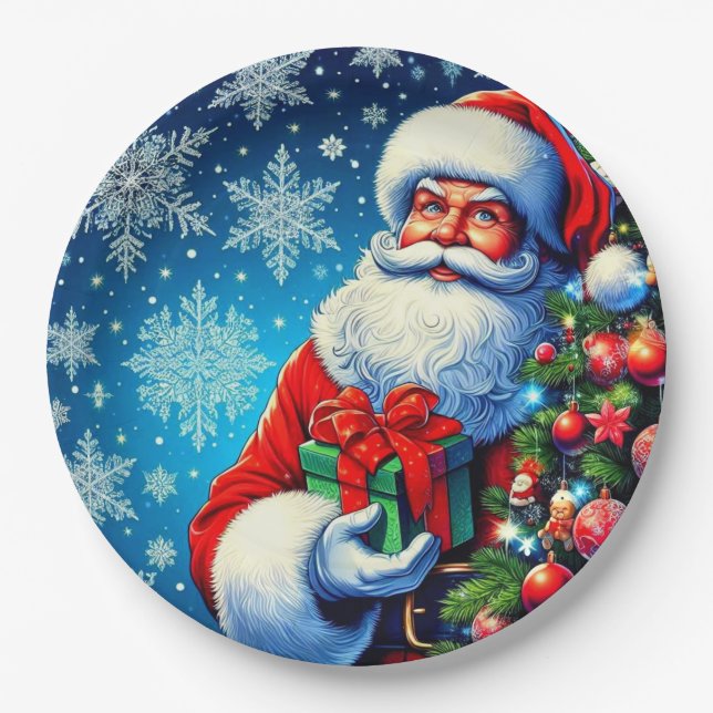 Weihnachts-Teller! Pappteller (Vorderseite)