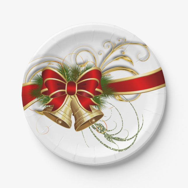 Weihnachts-Teller Pappteller (Vorderseite)