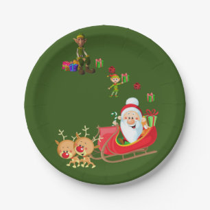 Weihnachts-Teller Pappteller