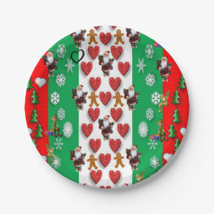 Weihnachts-Teller Pappteller