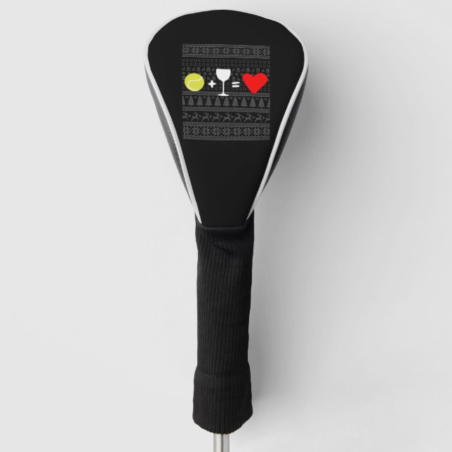 Weihnachts-Tennis 16 Golf Headcover (Vorderseite)