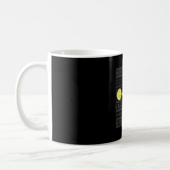 Weihnachts-Tennis 16 Kaffeetasse (Links)