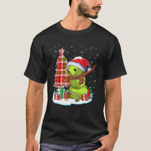 Weihnachts-Tennis-Ball Snowman Dabbing Weihnachtsm T-Shirt