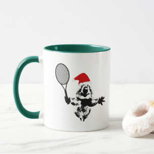 Weihnachts-Tennis-Quokka-Tasse Tasse
