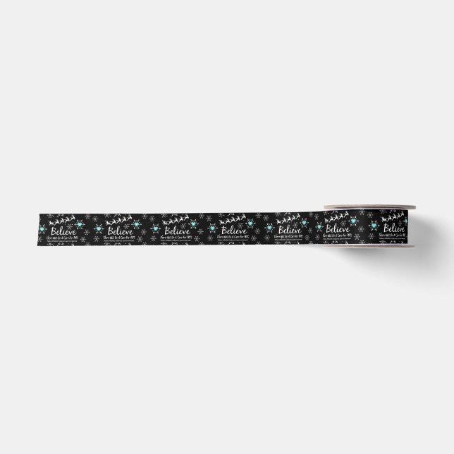 Weihnachts-Thema Ribbon Satinband (Vorderseite)