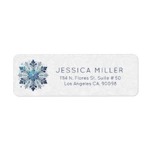 Weihnachts-Thema Snowflake Ice Cristals