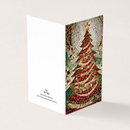 Weihnachts-Thema Weihnachten Tree Star Mosaik