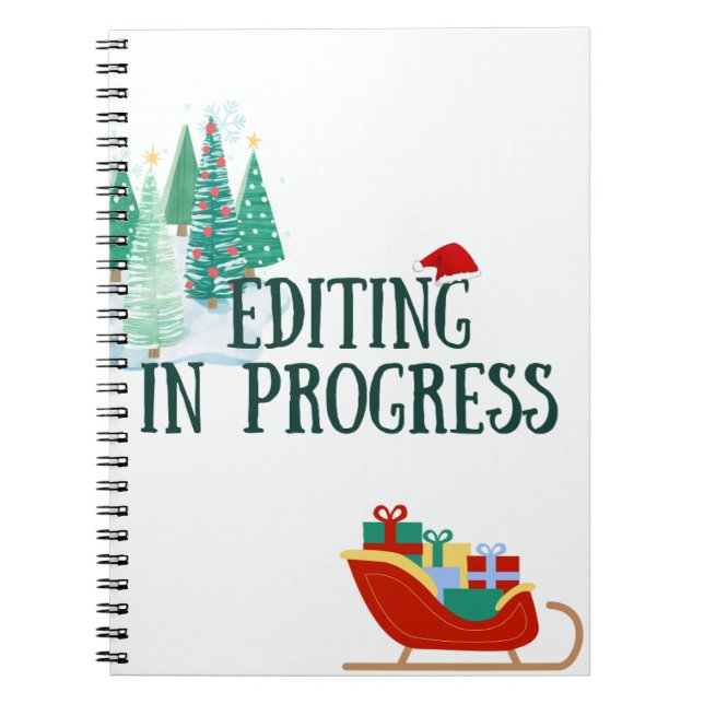 Weihnachts-Themed Edition im Progress-Notebook Notizblock (Vorderseite)