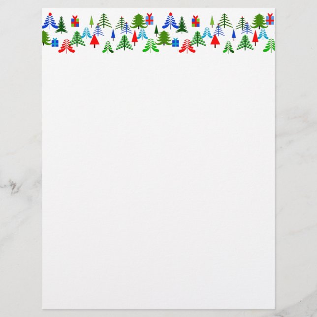 Weihnachts-Themed Letterhead (Vorderseite)