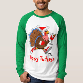 Weihnachts-Tipsy Türkei (Martini) - Nachlauf T-Shirt