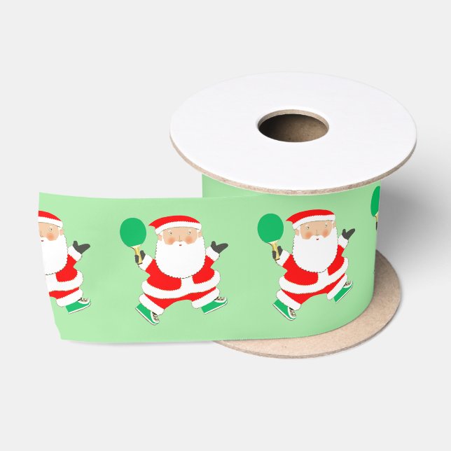 Weihnachts-Tischtennis Ping-Pong Satinband (Spule)