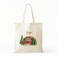 Weihnachts-Trailer-Campingplatz Outdoorsy-Thema