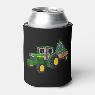 Weihnachts-Traktor-Bauernhof-Baum-Weihnachtsbeleuc Dosenkühler