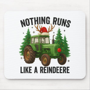 Weihnachts-Traktor-Farm Nichts läuft wie ein Renti Mousepad
