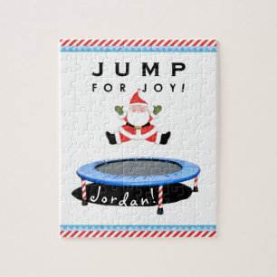 Weihnachts-Trampolin-Puzzle