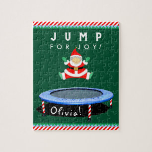 Weihnachts-Trampolin-Puzzle
