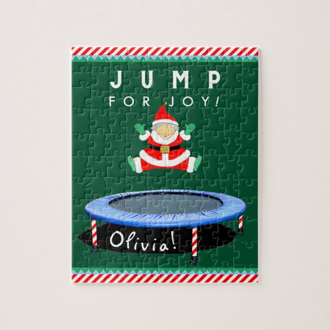Weihnachts-Trampolin-Puzzle (Vertikal)