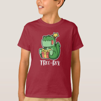 Weihnachts-Tree-Rex-Eröffnung T-Shirt