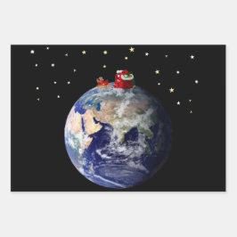 Weihnachts-TriPack-Verpackungsblätter Geschenkpapier Set