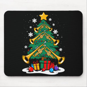 Weihnachts-Trompeter Xmas-Baum Lustige Musik Liebh Mousepad
