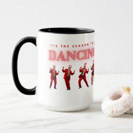 Weihnachts Trump tanzt Tasse 15 oz