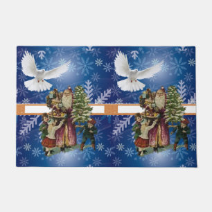 Weihnachts-Türmatte, Weihnachtsengel Fußmatte