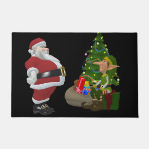 Weihnachts Türmatte, Weihnachtsmann Fußmatte