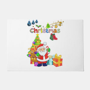 Weihnachts Türmatte, Weihnachtsmann Fußmatte