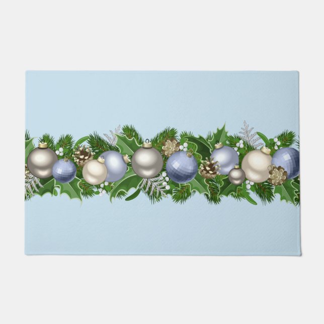Weihnachts-Türmchen Fußmatte (Vorderseite)
