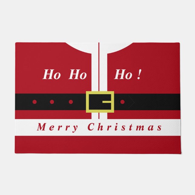 Weihnachts-Türmchen mit Weihnachtsdesign - Funny Fußmatte (Vorderseite)