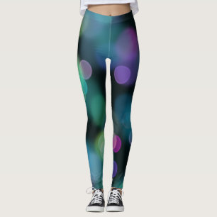 Weihnachts-Twilight-Muster für Mitternachtsblau Leggings