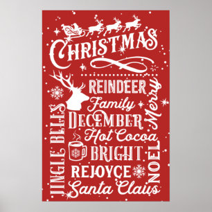 Weihnachts-U-Bahn Poster