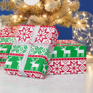 Weihnachts Ugly Sweater Muster Party Packung Geschenkpapier