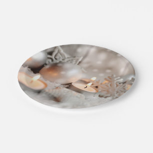 Weihnachts- und Adventsdekor Pappteller