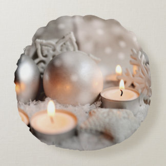 Weihnachts- und Adventsdekor Rundes Kissen