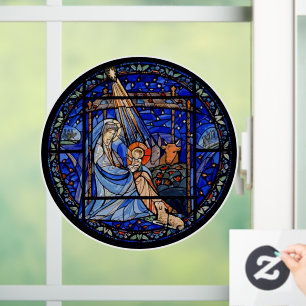 Weihnachts- und Date-Keramik Fensteraufkleber