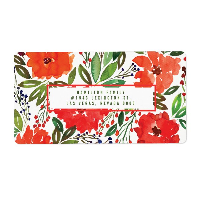 Weihnachts- und Handlacketikett (Vorne)