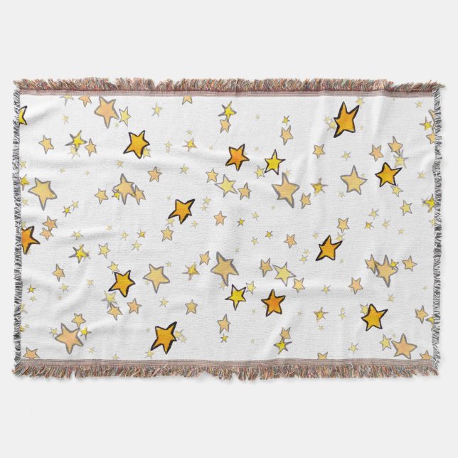 Weihnachts- und Neujahrsstars Decke (Vorderseite)