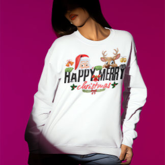 Weihnachts- und Reindeer-Weihnachtsspass Sweatshirt