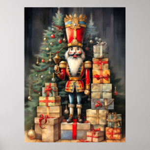 Weihnachts- und Weihnachtsnachtsfeiertag Poster