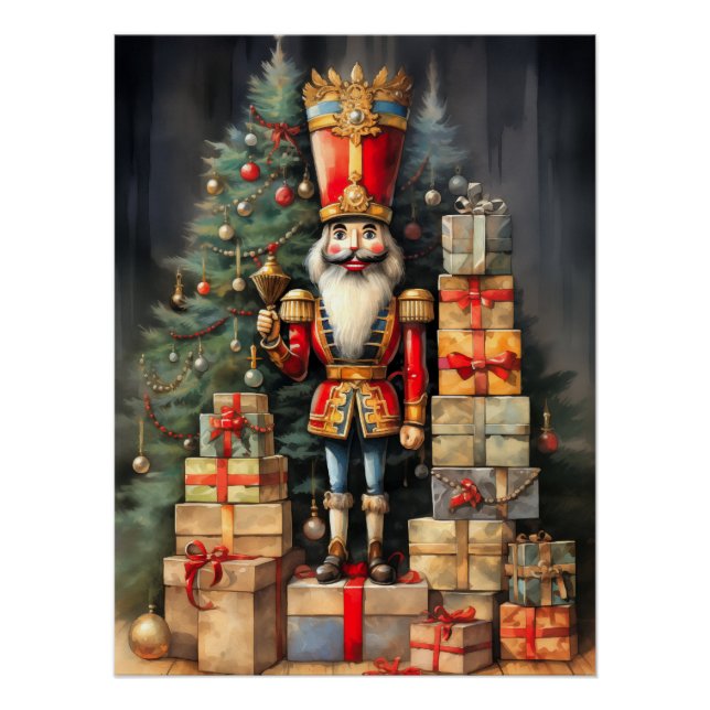Weihnachts- und Weihnachtsnachtsfeiertag Poster (Vorderseite)