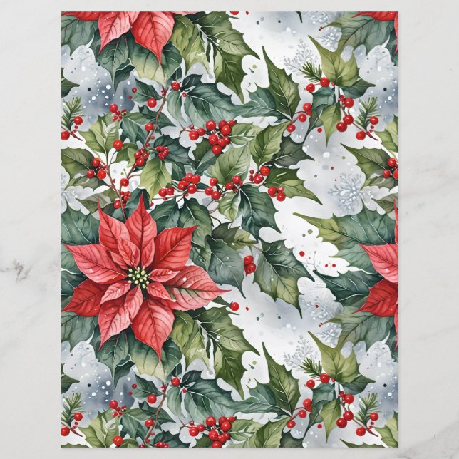 Weihnachts- und Winterfeiern mit Poinsettias (Vorderseite)