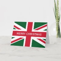 Weihnachts-Union-Jack ~ Rot, Grün und Weiß