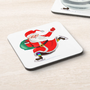 Weihnachts-Untersetzer-Geschenk an den Weihnachtsm Getränkeuntersetzer