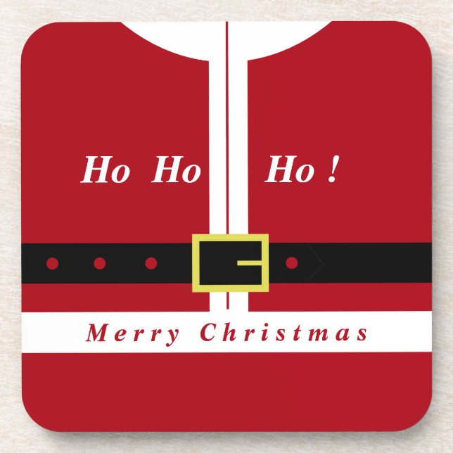 Weihnachts-Untersetzer Weihnachtsfeier Getränkeuntersetzer (Vorderseite)