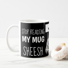 Weihnachts Valentine Novelty Fashion STOP LESEN Kaffeetasse