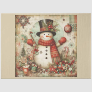 Weihnachts-Vergangenheit-Design Serie 14 Seidenpapier