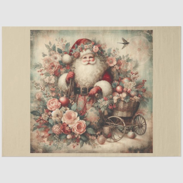 Weihnachts-Vergangenheit-Design Serie 26 Seidenpapier (Vorderseite)