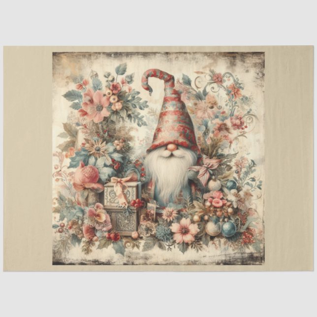 Weihnachts-Vergangenheit-Design Serie 27 Seidenpapier (Vorderseite)